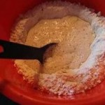 pretzels brezels alemanes mezcla masa cuchara